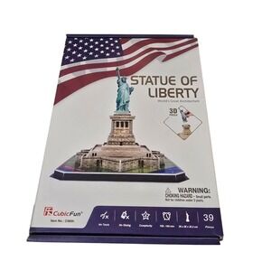 NEW Cubic Fun 3D Puzzle Statue Of Liberty New‎ York World Greatest Architecture
